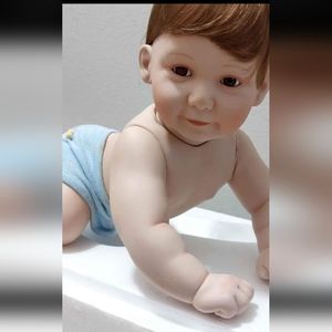 Vintage Ashton Drake Collection. Snug as a Bug Porcelain Doll